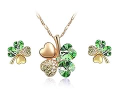 Gold Earrings Necklace