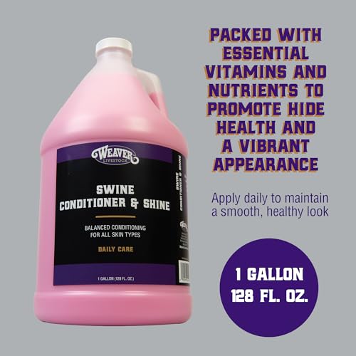 Weaver Livestock Swine Conditioner and Shine, Leave-In Conditioner for Smooth, Healthy Look, Skin, Hair Shine Products for All Skin Types by Weaver Livestock - Image 3