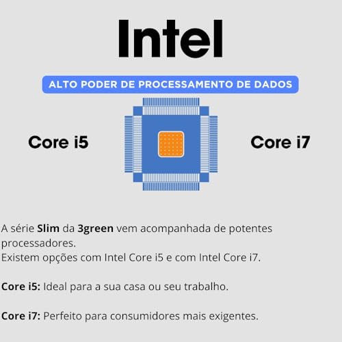 Computador Branco Completo Compacto Intel Core i5, 16GB de memória, SSD 512GB, Windows 10, Monitor L