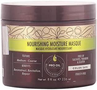Nourishing Repair Masque – Deep Conditioning Hair Mask for Damaged Hair Care, Frizz Control Shine, Sulfate & Paraben Free, Vegan, 8 fl oz