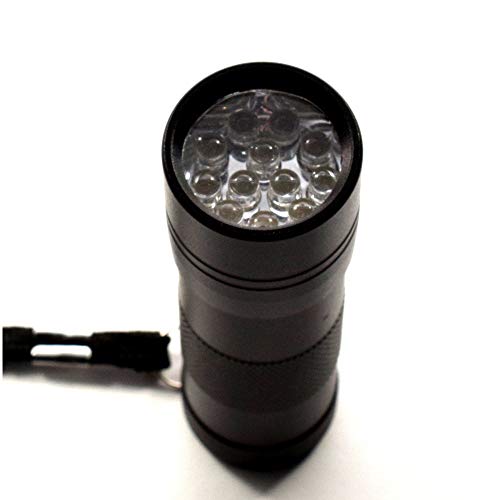 Hqrp 12 Led Flashlight 365 Nm Wavelength For Leaks Checking, Fluorescent Dye Leaks #TOP6