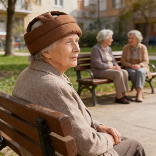 Casco protector para ancianos con diseño blando anticaídas contra lesiones 6