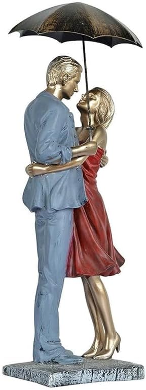 Romantic Love Couple Showpiece Statue, Valentine's Day Gifts for Girlfriend, Boyfriend, Wife, Husband, Showpiece for Home Living Room Bedroom Table Decor (Model-05)