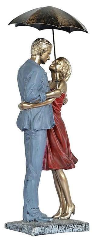 Romantic Love Couple Showpiece Statue, Valentine's Day Gifts for Girlfriend, Boyfriend, Wife, Husband, Showpiece for Home Living Room Bedroom Table Decor (Model-05)