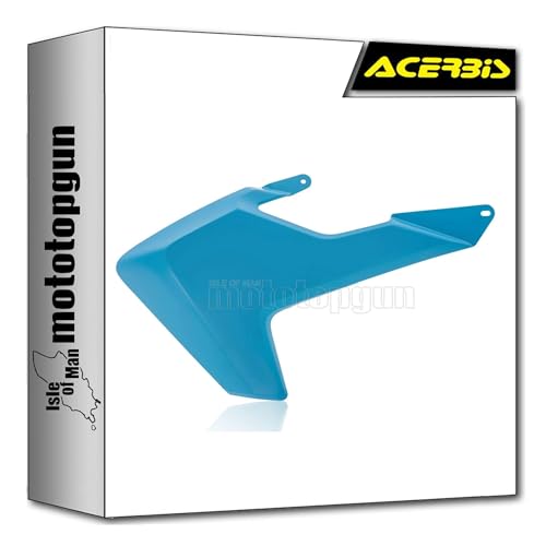 Ouïes de radiateur Acerbis bleu haute résistance pour moto Husqvarna TX 125
