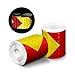 Bande réfléchissante Forme de flèche, 2 pcs 3 m * 50 mm Prismatic étanche sécurité Rouleau de Ruban de signalisation Vinyle Autocollant Sécurité Ruban adhésif