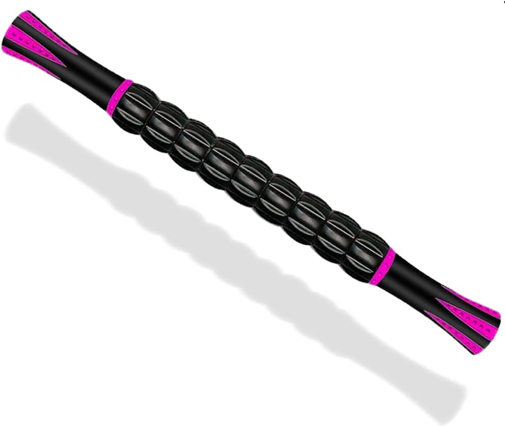 Muscle Roller, Muscle Roller Stick Lipo Roller Lymphatic Massager Muscle Roller for Legs Massager Roller for Muscles Deep Tissue, Lymphatic Drainage, Lipo Massager After Surgery Roller, Black/Green
