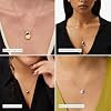 Ana Luisa Pebble Pendant Necklace for Women - 14K Gold Plated and Silver Rhodium Plated Trendy Teardrop Necklace with Lobster Clasp - Hypoallergenic, Water-Resistant, Tarnish-Free Jewelry
