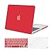 MOSISO Plastic Hard Case with Keyboard Cover with Screen Protector Only Compatible MacBook Pro Retina 13 inch No CD-ROM (A1502/A1425, Version 2015/2014/2013/end 2012), Red