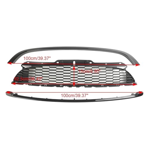 Calandre noire brillante pour Mini Cooper S R56 R55 R57 grille avant 2007 2008
