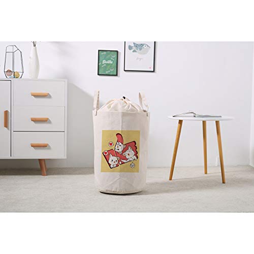 Sac à linge en lin anti-odeur pour purifier la salle de bain