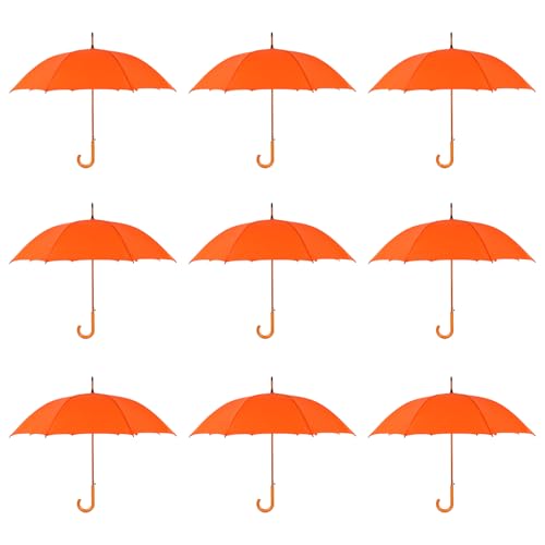 Parapluie orange automatique pour cortège et grands événements