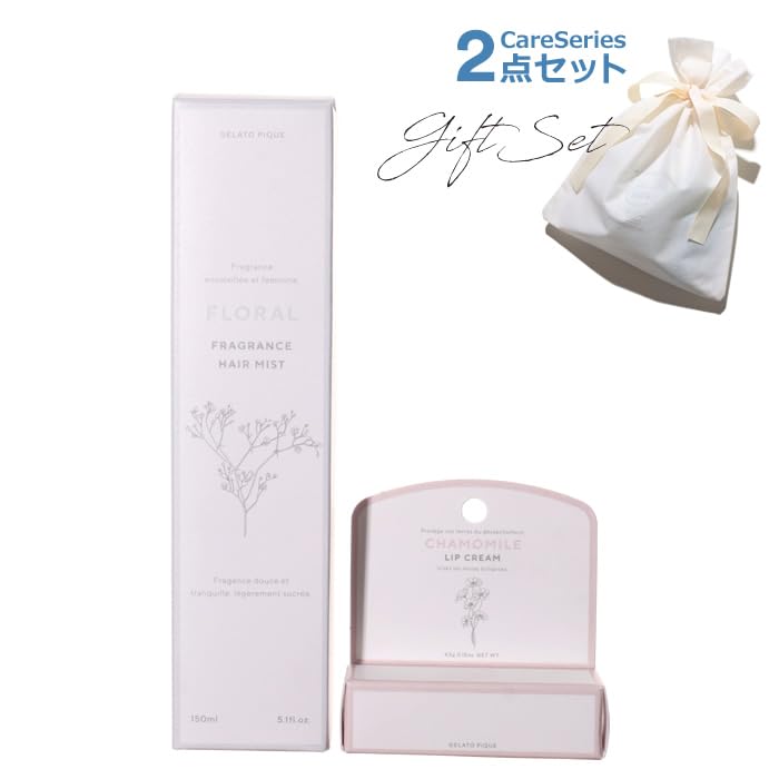 ヘアミスト　リップ　 プレゼントセット Amazon | 【ラッピング用 巾着＆ショッパー付き】gelato pique