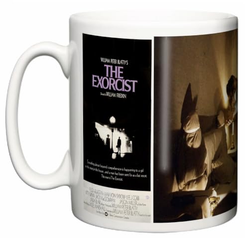 Image of Image is Everything The Exorcist Classic 1973 Satanic Horror Movie Poster & Scene Regan Demonic Possession New 11oz Ceramic Tea Coffee Mug Gift