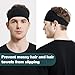 Nuhikap Running Headbands for Men 6 Pack, Mens Stretchy Headband for Football,Cycling,Basketball,Yoga