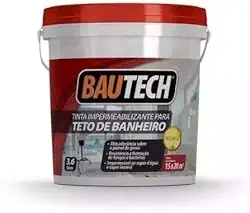 Tinta Impermeabilizante Para Teto De Banheiro 3,6 L Bautech