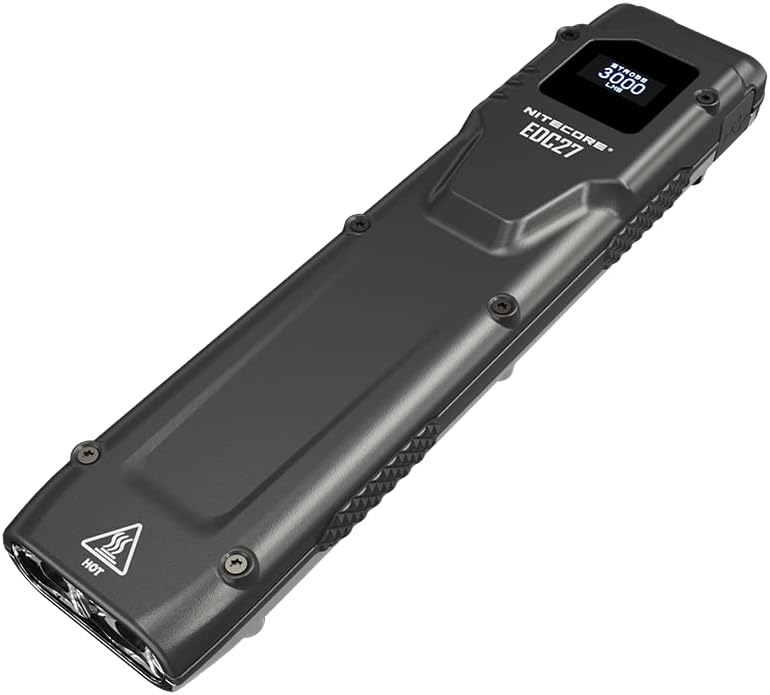 EDC27-3000 lumens, OLED Display, USB-C, Black