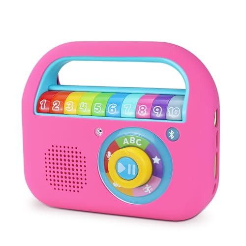 Case Compatible with Leapfrog Let’s Record Music Player, Silicone Cover Only, Pink