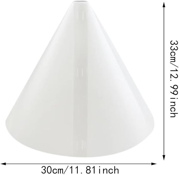 360 Light Cone Photo Light Flash Diffuser for Small Product, Jewelry Cosmestics for Photography, PP Cone 360 Light Diffusion Roll Paper Sheet Soften Light, 30x33x12.5cm