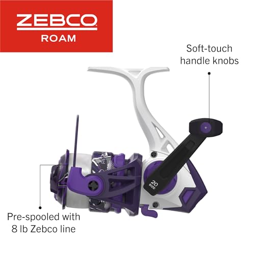 Moulinet rotatif réversible et canne Zebco à poignée confortable - 5
