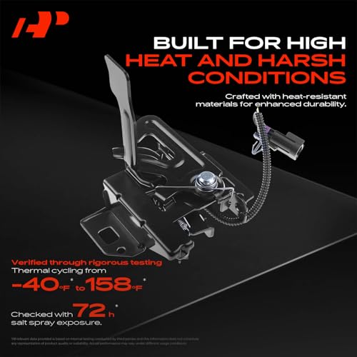 Image of A-Premium Hood Latch Lock Compatible with Chevrolet Chevy & GMC & Cadillac