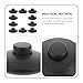 Veemoon 10pcs Black Foot Pedal Switch Replacement for Floor Lamp Power Cord Inline Step Light Control Self-Locking Push Button Suitable for Desk and Industrial Use