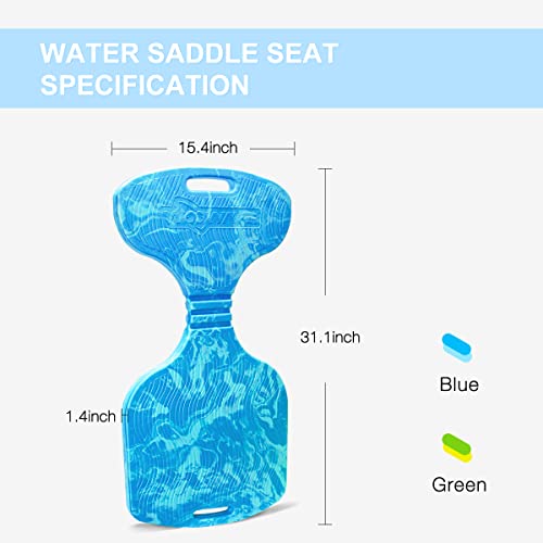 WOOWAVE Premium Water Saddle Floats for Adults and Kids, EVA Foam Saddle Seats for Pool Swimming Floating, Blue by WOOWAVE - Image 2