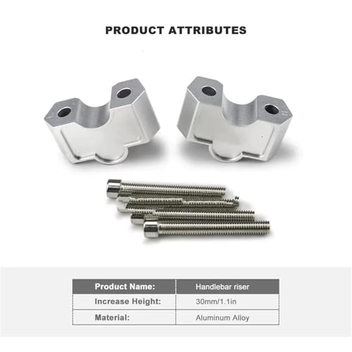 Evita dolor espalda BMW F800GS abrazadera elevadora manillar extensible 23 3
