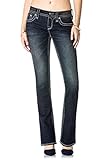  Rock Revival - - Damen Alaness B204 Bootcut Jeans, 25, Denim