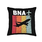 BNA Nashville Airport Throw Pillow