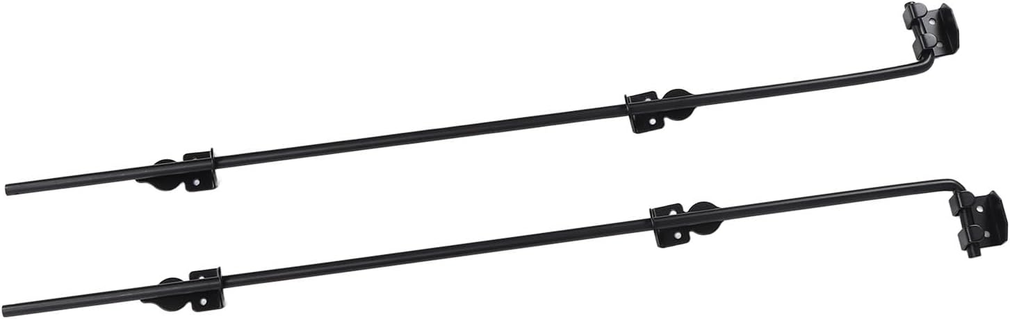 Cane Screw/Fastener Gate Latch, Alloy Steel Heavy Duty Gate Drop Rod, 36 Inch for Wood Fence and Double Gates