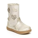 Carter's girls Steph Fashion Boot , Gold , 9 Toddler