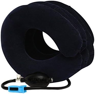 Cervical Neck Traction Device - Neck Pain Relief Therapy - Cervical Collar Adjustable - Neck Back Shoulder Support - Herniated Disc Neck Relief