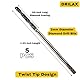 Drilax 1.5mm Diamantbohrer 2mm Diamantbohrer Set 10 Stück Schmuck Strand Meer Glas Muscheln Edelsteine 10 Stück 1,5mm und 2 mm 5 ea. Twist Bits Kit Pack