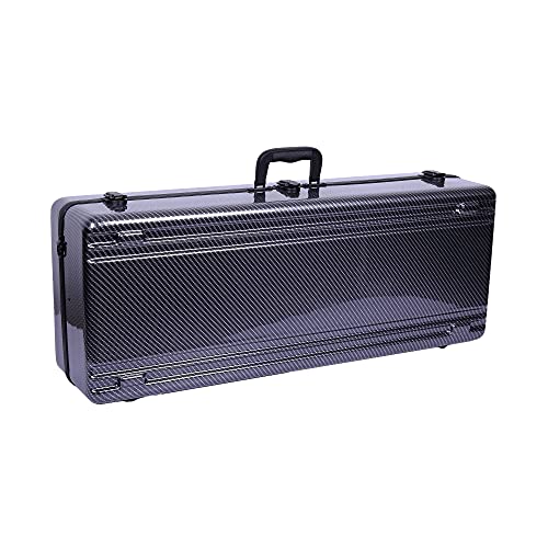 Crossrock Tenor Saxophone Rectangular, Carbon Fiber Pattern Pc Hard Shell Case With Strap (Cra900Tsbk-R) #TOP2