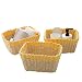 ISAHOUSE Lot de 3 paniers de Rangement tissés en Papier Bio Écologique pour placards, tiroirs, étagères et Commode