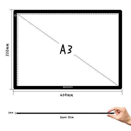 Leuchttisch A3 Gaomon GA3 – Ultrathin LED-Lichttisch für Künstler