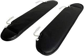 Crown Auto Sun Visor Set RT52005, Black