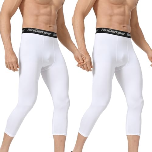 AMZSPORT Compressie legging voor heren, coole droge hardloopbroek, sportgympanty, nieuwe generatie, Zwart-116002, S