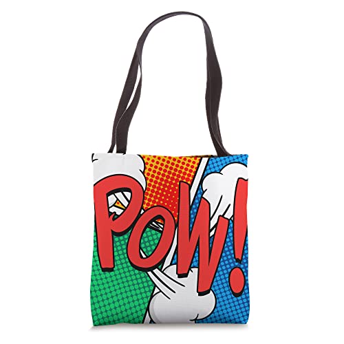 Bolsa Tote con gráfico Pow Funny Comic Book miniatura 1
