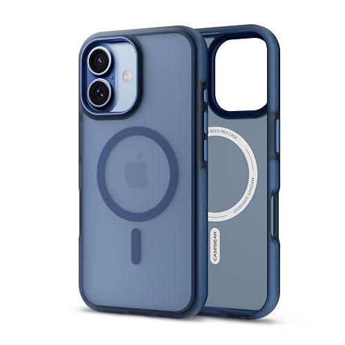 Image of CASEGEAR Bold Pro Back Cover Case Compatible with iPhone 17 | 14.8 Feet Drop Protection | Compatible with MagSafe | 360 Complete Protection | Shockproof & Scratch Resistant | Blue
