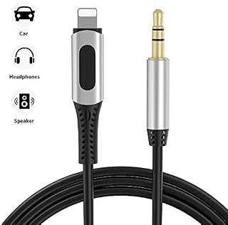 Aux Cord Compatible with iPhone 11,KINGONE 3.5mm Aux Cable for iPhone 8/X/XS/11 Pro/11