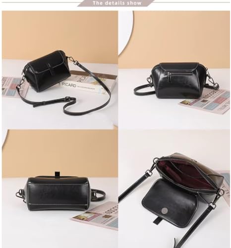 Genuine Leather Mini Small Crossbody Shoulder Bag for Women, Real Cow Leather Handbag Purse4