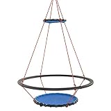 PIAOLING Columpio Circular portátil para Interiores y Exteriores Silla elevadora para niños Silla de Juguete Columpio