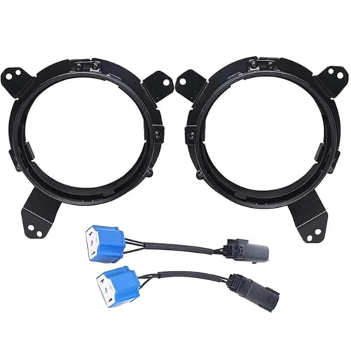Support phare 7 pouces pour rouler de nuit en Jeep Wrangler JL 2018 fixation antibruit de route