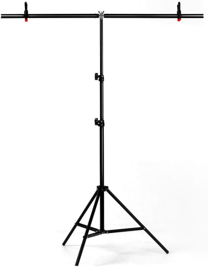 YUOCU Adjustable Portable T-Shape PVC Background Photography Backdrop Support Stand System Kit (Large, 150x200cm /59x79 inches)