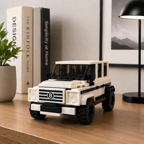 Image of GRIPZ Grid SUV Car Building Blocks Set for Kids 6+ Years | DIY Brick Vehicle Model Kit | Mini Construction Toy Car | Collectible Display Model - 267 PCS