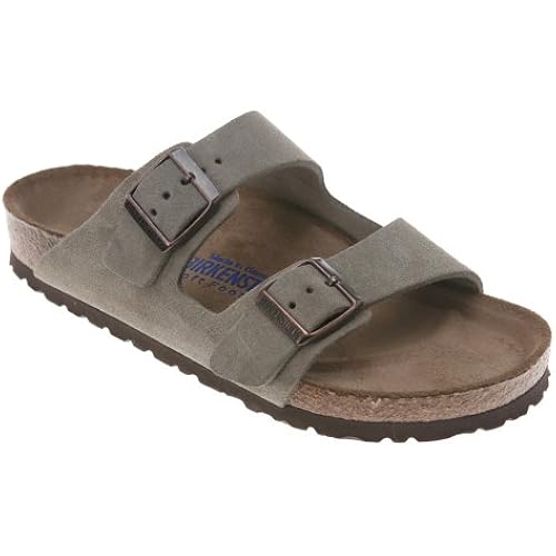 Birkenstock Unisex Arizona Soft Footbed Taupe Suede Sandals - 10-10.5 B(M) US Women/8-8.5 D(M) US Men