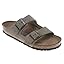 Taupe Suede Soft Footbed