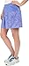 adidas Golf Women's Tour Mixed Print Pull On Skort, Baja Blue, Large